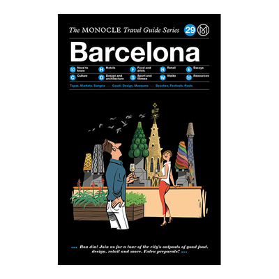【现货】[Gestalten出版]【Monocle Travel Guide】Monocle旅行指南 Barcelona巴塞罗那 西班牙旅游旅行指南英文原版进口正版