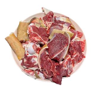 带皮山羊肉块新鲜5斤农家散养黑山羊肉 山羊前腿带排后腿带皮现杀