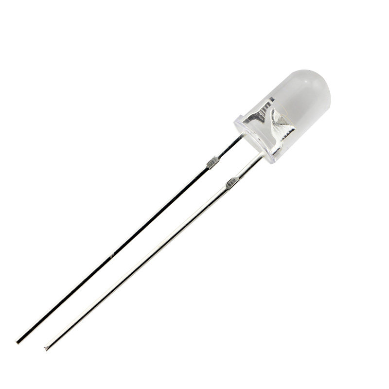 led灯珠12v超高亮12伏5mm圆头草帽DIY插件汽车仪表灯F3发光二极管