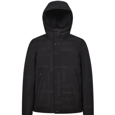 波司登鹅绒风衣式连帽潮流羽绒服