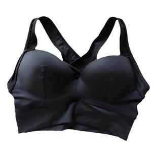 出口日本运动内衣上托胸防下垂聚拢文胸背心式不串位跑步瑜伽胸罩