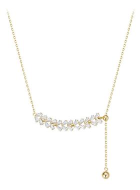 S925纯银麦穗项链女2025新款