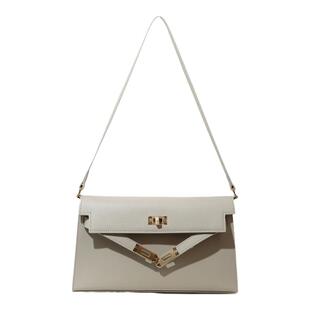 山羊纹包包女腋下包高级感百搭长款零钱包真皮牛皮单肩斜跨法棍包