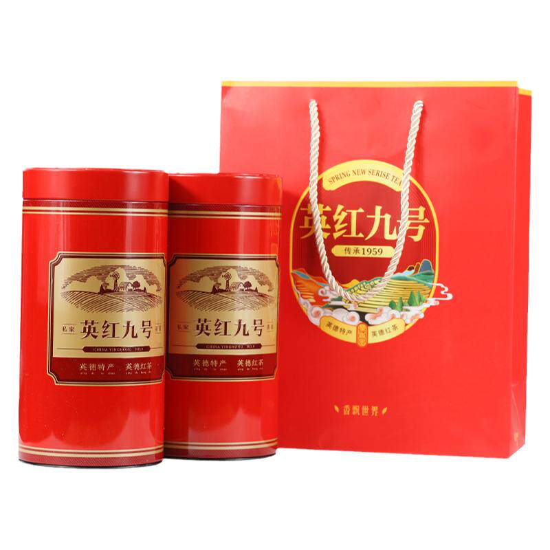 广东特产英德红茶明前古树春茶英红九号红茶叶手工浓香型400g包邮