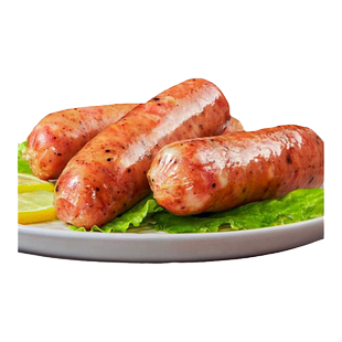 地道肉肠300g火山石大支香肠黑胡椒脆皮烧烤东来同款辣条风味烤肠