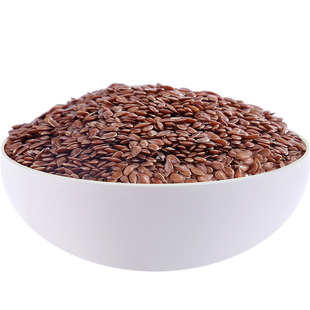 内蒙古红亚麻籽500g/袋农家自产棕色胡麻子生亚麻子榨油烘焙料