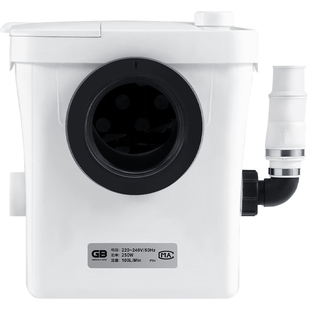 威博朗地下室一体粉碎提升泵马桶全自动污水提升器上排平排污水泵