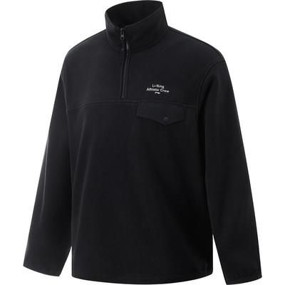 李宁男子抓绒外套冲锋衣内胆