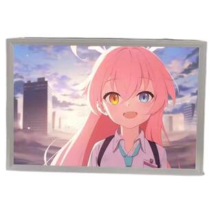 镜子灯光画插电创意小夜灯礼物摆件镜面卧室实用氛围感灯遥控好物