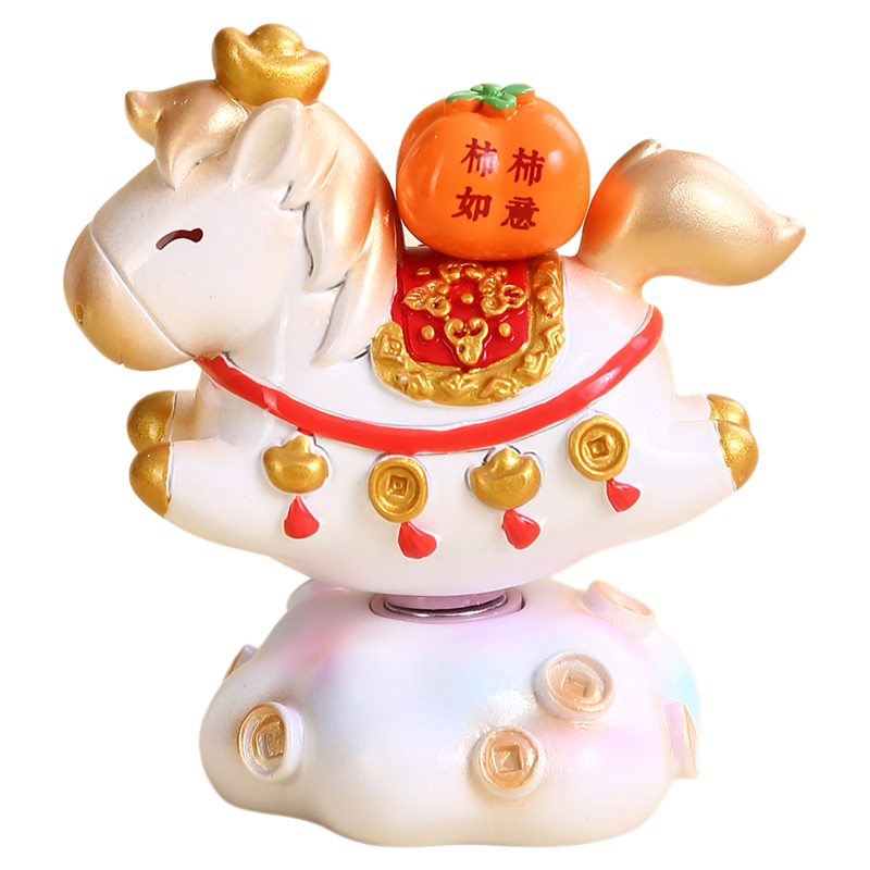 洛阳文创纪念品唐三彩小马摆件马年吉祥物公仔本命年礼物新年礼品