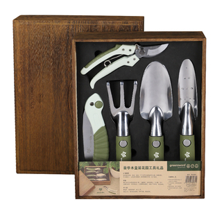 沃施worth园艺工具套装礼盒豪华修枝剪刀锯花园花艺园林工具包