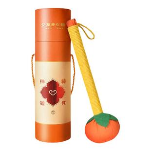 送父母艾草养生锤如意创意礼盒经络捶背教师节礼品绸缎diy材料包