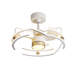 客厅餐厅隐形风扇灯2025年新款吊扇新型网红吸顶灯家用卧室电扇灯