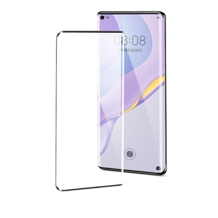 我龙适用华为nova7钢化膜nova7pro手机膜7se保护贴膜nove水凝膜全包i新款的全屏覆盖的全胶玻璃无尘舱por防摔