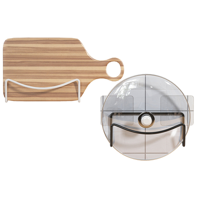 锅盖架厨房壁挂式置物架