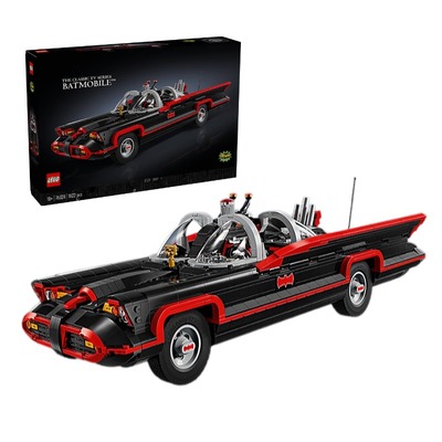 【自营】乐高76328蝙蝠侠™经典电视剧同款蝙蝠侠战车复古积木车