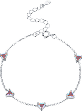 modian925彩色锆石小清新礼物