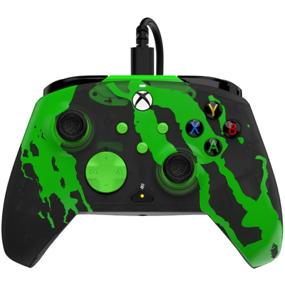 PDP Xbox手柄微软xsx手柄Series有线电脑游戏手柄PC/steam 地平线apex原神2k黑神话适用 25新款限定毒液绿