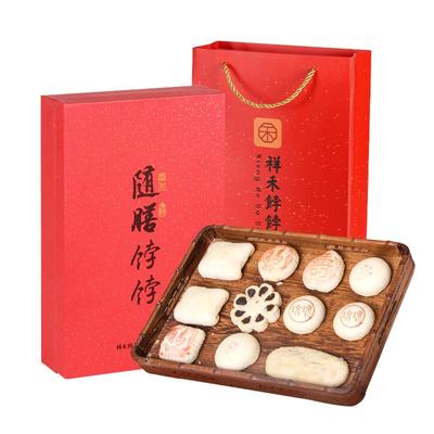 祥禾饽饽铺糕点礼盒装随膳枣泥卷