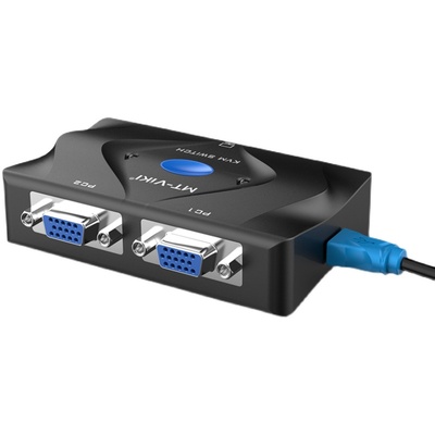 KVM切换器2进1出8进1带桌面线控