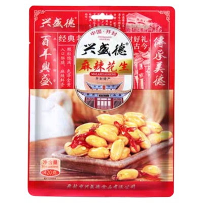 麻辣花生河南特产兴盛德藤椒花生