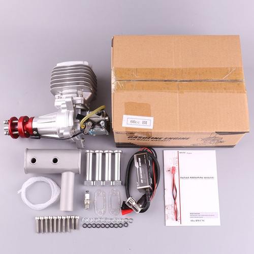RCGF 60cc BM侧排 航模汽油发动机遥控油动无人机轻木固定翼飞机