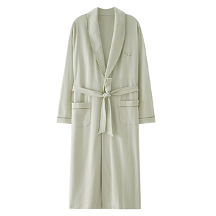 芬腾可安睡袍女款春秋季浴袍婉柔家居服纯棉睡衣女款2026冬高级感