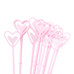 流星雨塑料花插鲜花花束卡片夹开业花篮贺卡插签插杆花艺包装材料