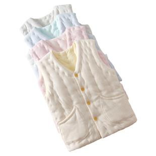 纯棉花手工马甲冬季成人内胆外穿加厚修身棉背心女士保暖坎肩马夹