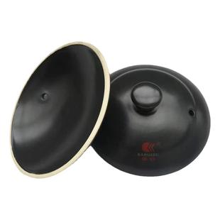 陶瓷砂锅盖子黑白汤煲通用型炖锅盖药壶单盖石锅土锅焖煲盖配件盖