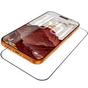 哇牛AR增透膜适用苹果17ProMax钢化膜ar抗反射iPhone17pm手机贴膜16pro保护防摔防指纹3D热弯17Air新款全覆盖