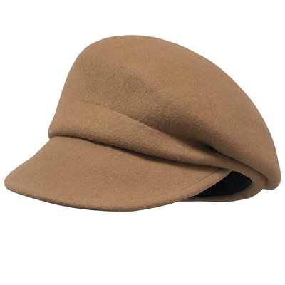 章若楠同款羊毛呢画家帽秋冬保暖