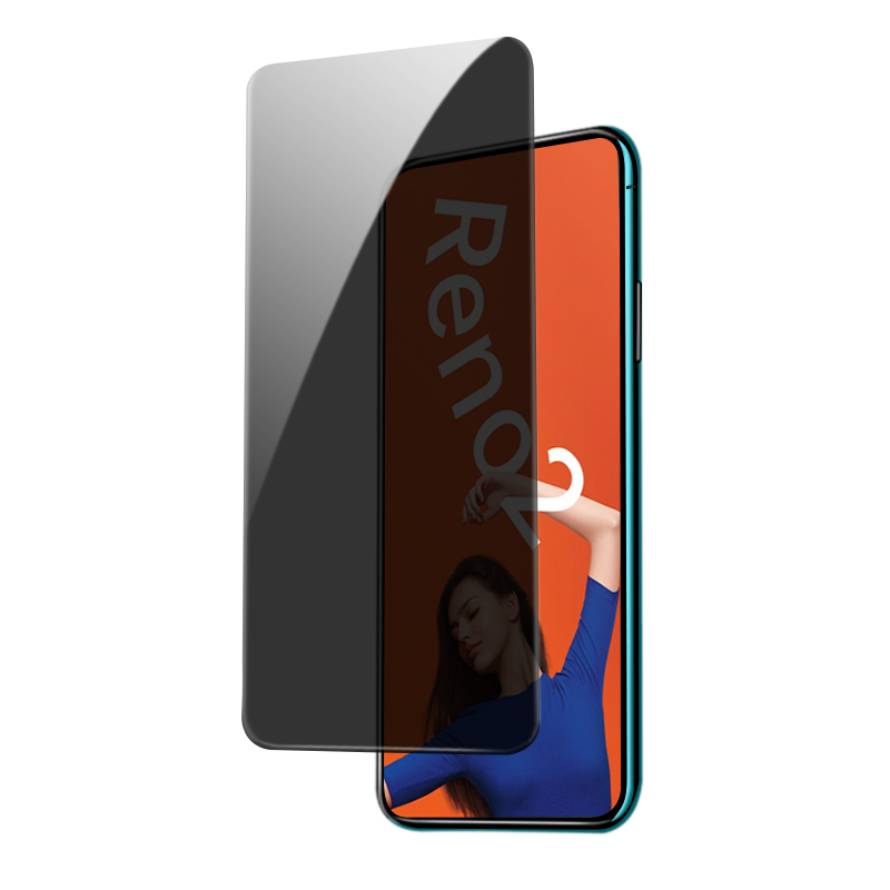 适用oppoReno2钢化膜防窥oppoReno2z全屏覆盖防偷窥Reno2手机膜Reno2z防窥膜2Z全包防摔oppo高清玻璃保护贴膜