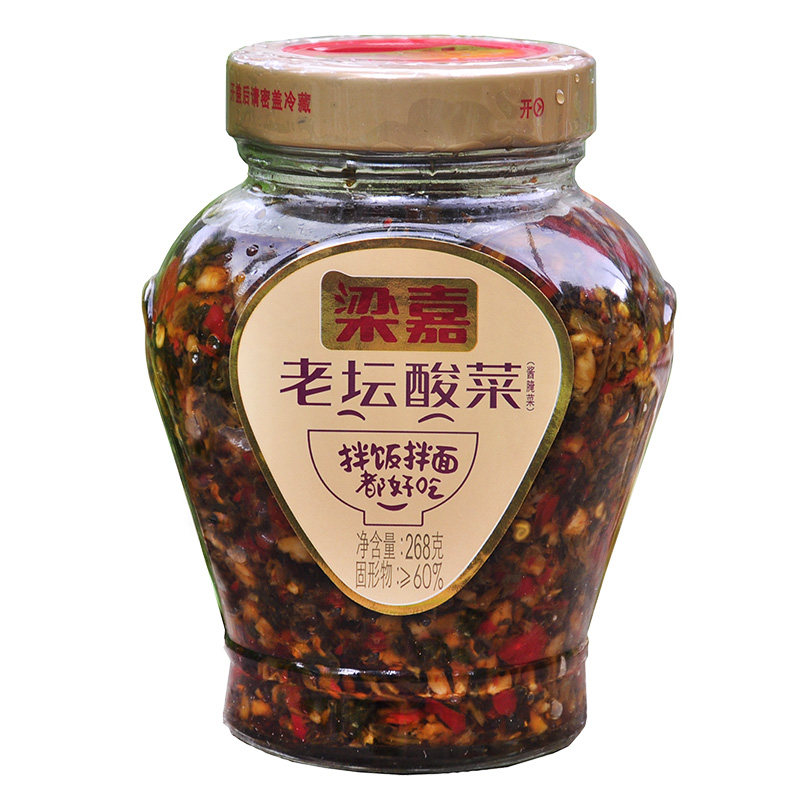 老坛酸菜瓶装下饭菜米粉酱拌湖南