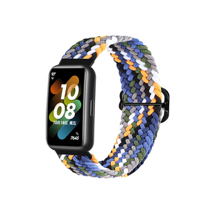 【秋冬热销】适用华为手环10/9/8表带编织新款女高级感band7尼龙fit4替换智能运动男荣耀9nfc/10腕带磁吸配件