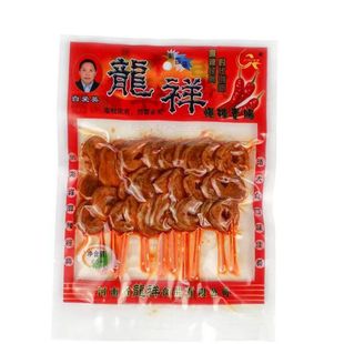 龙祥爆辣素肠麻辣面筋圈超市同款辣条怀旧小吃面筋串休闲解馋零食