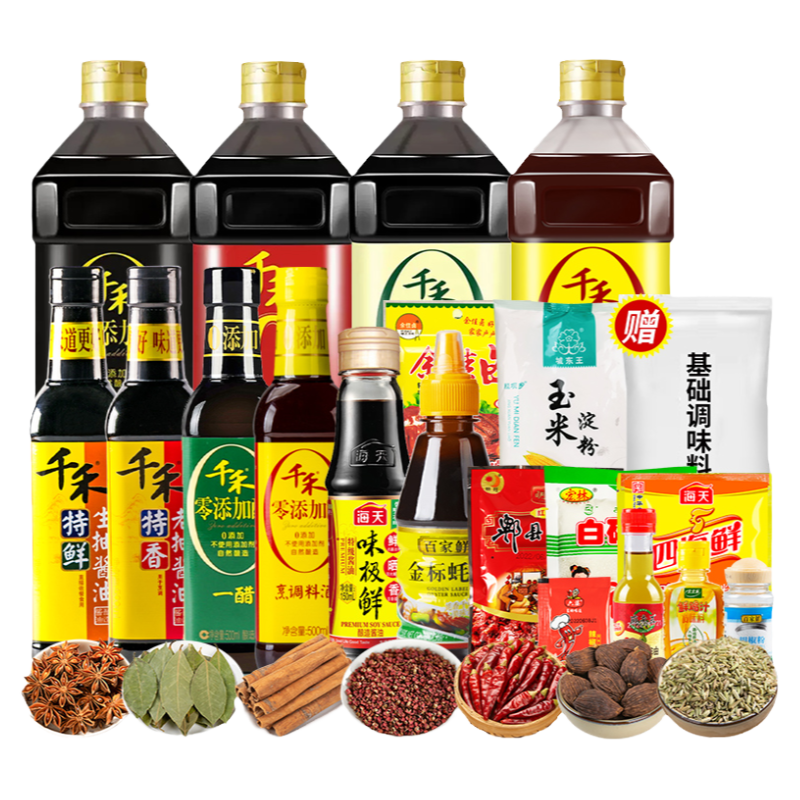 千禾零添加调料组合套装