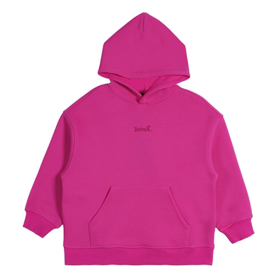 IDS童装字母刺绣纯色连帽卫衣