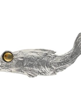 椿屿咸鱼梦想家纯银翻身项链礼物