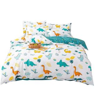 床上用品四件套非全棉纯棉被套简约被四季通用夏季宿舍床单三件套