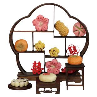 顺丰|喜饼结婚专用订婚糕点摆台布置中式婚宴囍字茶点心甜品摆盘