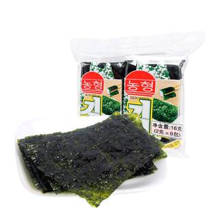 农亨岩烧海苔32包原味儿童休闲零食寿司拌饭孕妇宝宝即食烤紫菜片