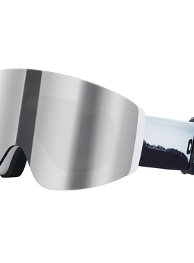 滑雪眼镜磁吸可戴近视男双层防雾滑雪镜雪地登山雪山柱面护目镜女