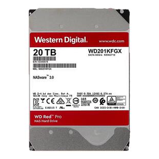 盒装WD/西部数据WD201KFGX 红盘Pro 20TB NAS企业级机械硬盘22tb