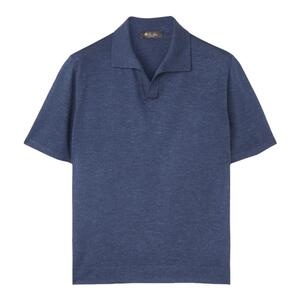 LoroPiana/诺悠翩雅男士T恤百年传统现代风超大版型真丝混纺新款