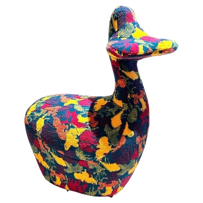 溜溜鸭靠背椅丑小鸭手游椅客厅