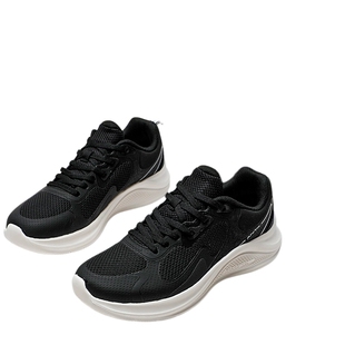 安踏女鞋漫步系列跑步鞋2026新款官网旗舰黑色运动鞋女款夏季网鞋