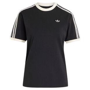 Adidas阿迪达斯三叶草2026夏女复古三条纹休闲运动短袖T恤 KY8127