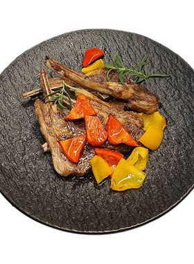 悦肴牛排西餐盘高级感家用蛋糕盘