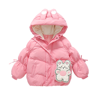 儿童羽绒服冬季女童冬装加厚棉服2025新款宝宝可爱好看外套小女孩